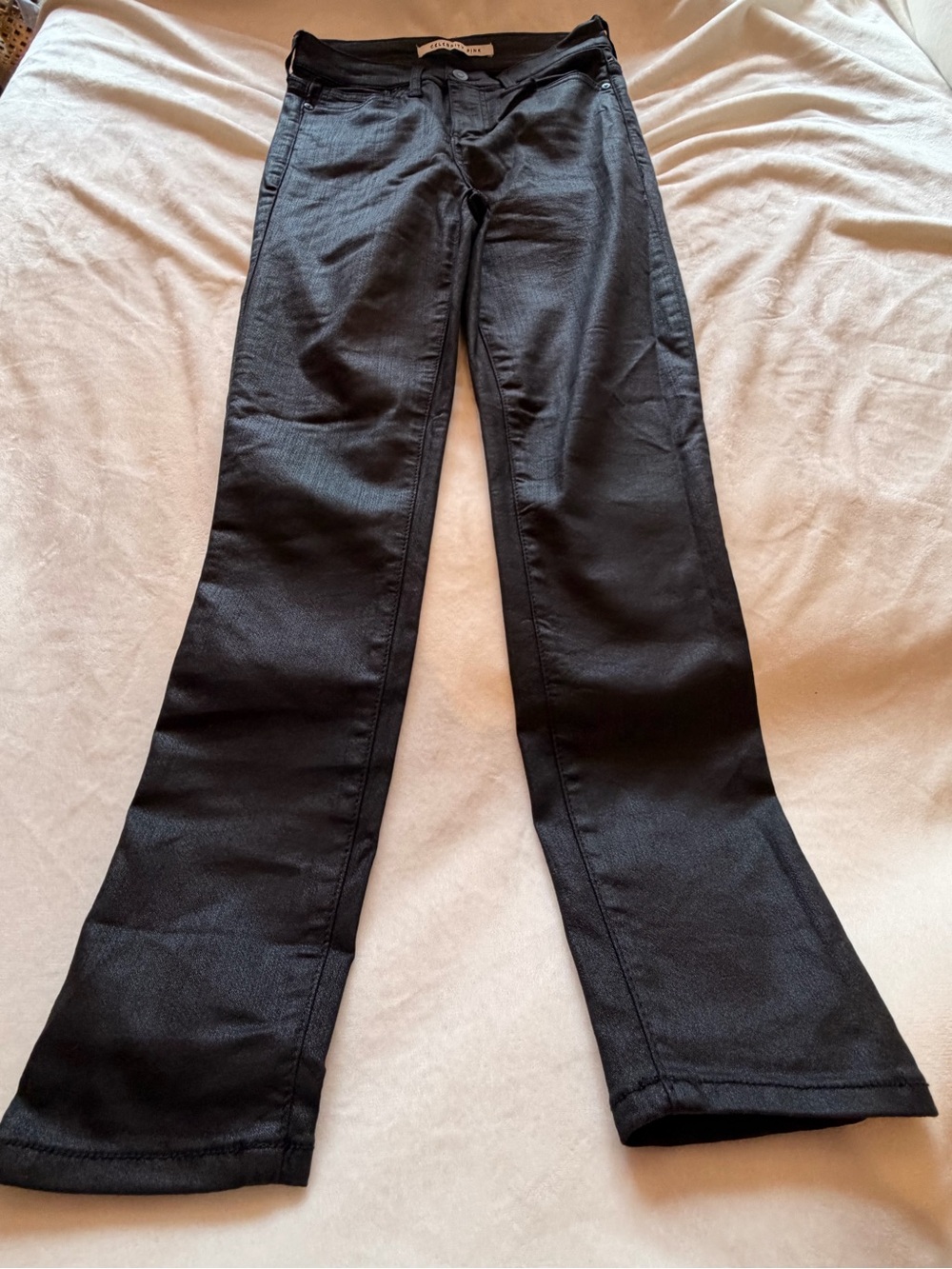 Celebrity Pink Black Flare Jeans